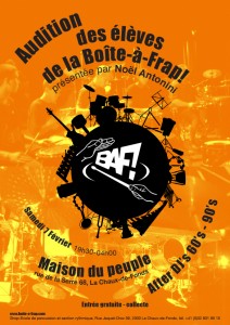 affiche audition 2015